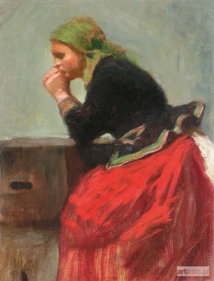 PILATTI Gustaw | DZIEWCZYNA KRAKOWSKA, 1900