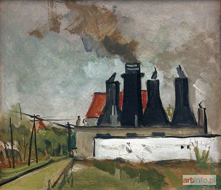 BRZESKI Janusz Maria | Chałupy (Wędzarnia na Helu), 1948