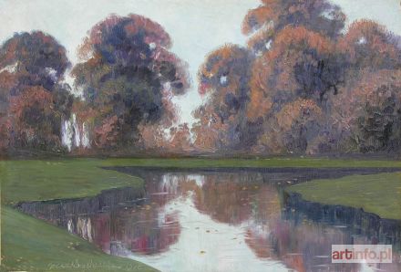 GALLEN Harald | Paysage a l`étang (1910)