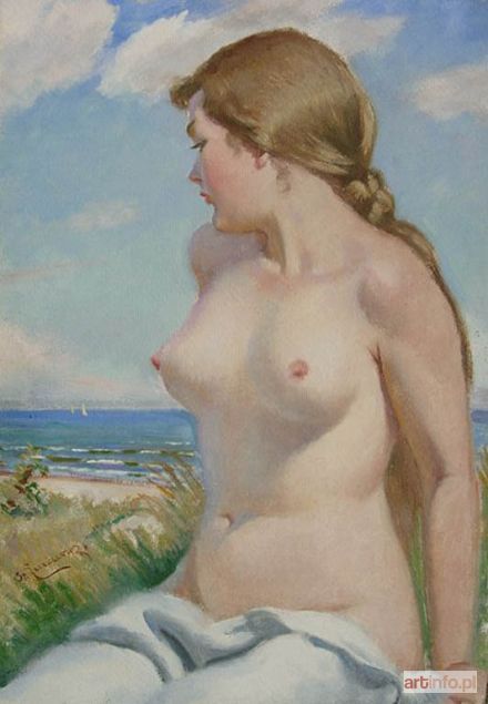 ŻURAWSKI Stanisław | Akt na tle pejzażu