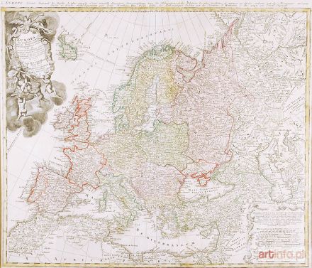 HASE (Haas, Hasius) Johann Matthias | Mapa Europy