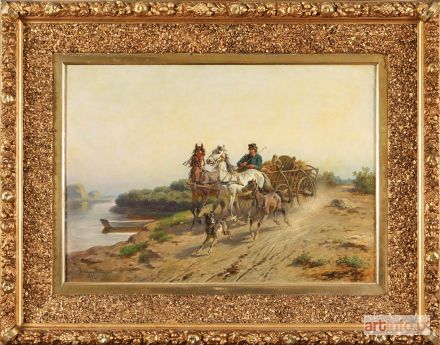 VENNE van der Adolf | Na drodze, 1897 r.