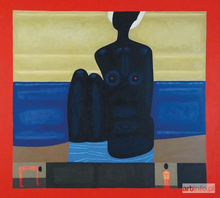 NOWOSIELSKI Jerzy | Akt na plaży, 1992