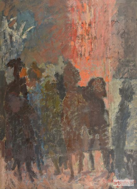 ŻUŁAWSKA Hanna | Tłum na ulicy, 1965