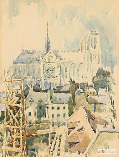 RUBCZAK Jan (Dubczak) | WIDOK Z CHARTRES, 1921-23 r.