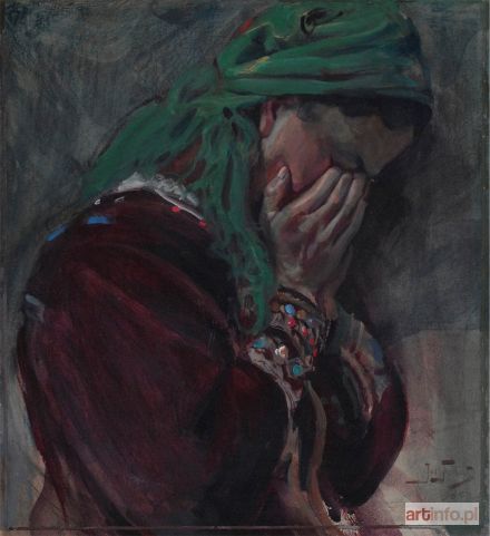 FAŁAT Julian | Modląca się kobieta, 1905