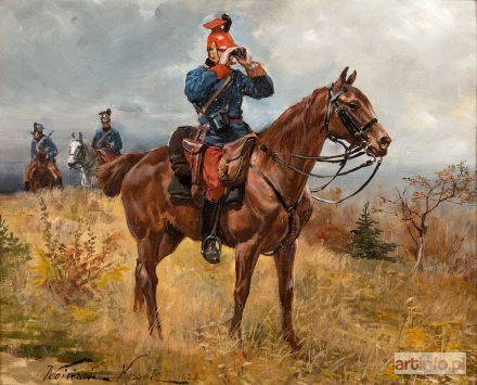 KOSSAK Wojciech | UŁANI PUŁKU GALICYJSKIEGO, 1888