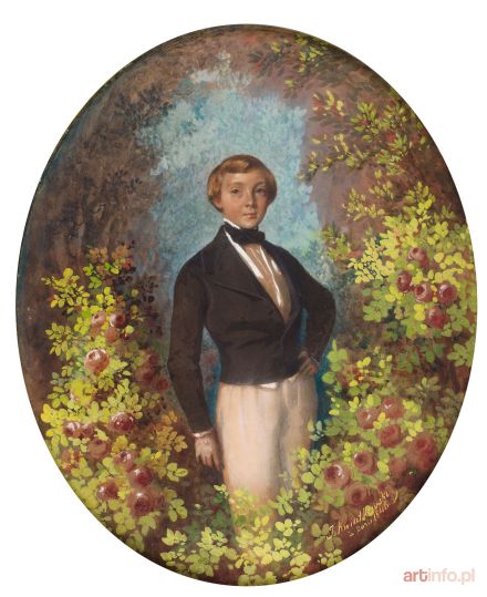 KWIATKOWSKI Teofil | Portret młodego mężczyzny, 1847 r.