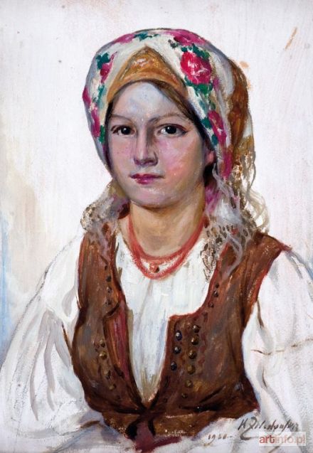 ŻELECHOWSKI Kasper | PORTRET GÓRALKI, 1920