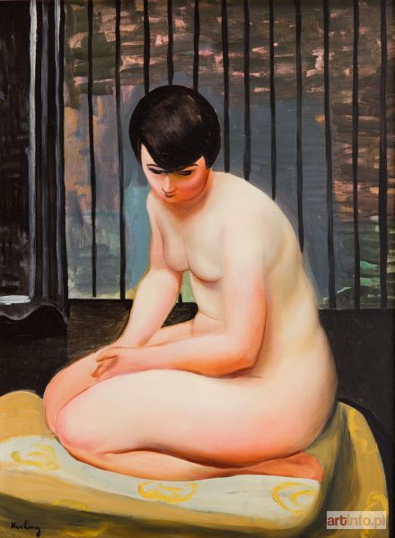 KISLING Mojżesz | Kobiecy akt siedzący, 1928 r.