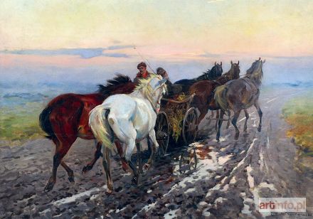 WASILEWSKI (Ignacy ZYGMUNTOWICZ) Czesław | W drodze na koński targ, 1918