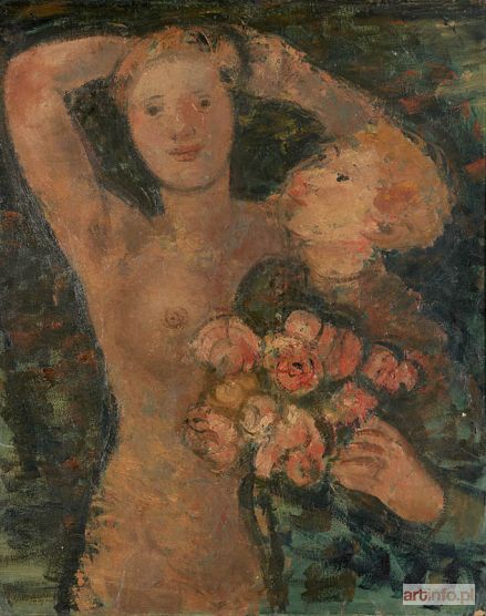 WEINGART Joachim | FEMME ET ENFANT AUX FLEURS, ok. 1930