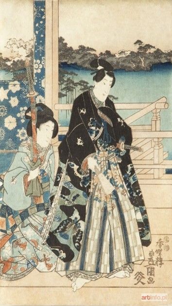 KUNISADA Utagawa | Scena z Genji monogatari