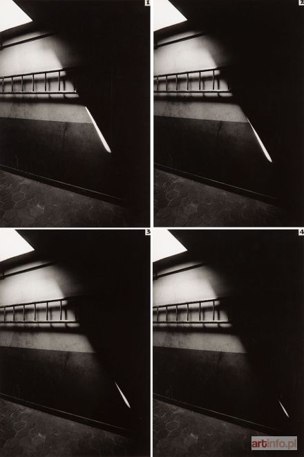 KOSSAKOWSKI Eustachy | Światło w korytarzu/Lumiere dans le couloir - komplet czterech fotografii, 1980 r.