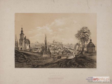 BRYDAK Jędrzej | Kraków. Widok od Mogiły Kościuszki, 1863