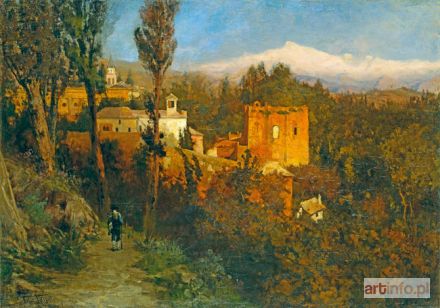 POSSART Felix | WIEŻA SPRAWIEDLIWOŚCI, ALHAMBRA, HISZPANIA, ok. 1882