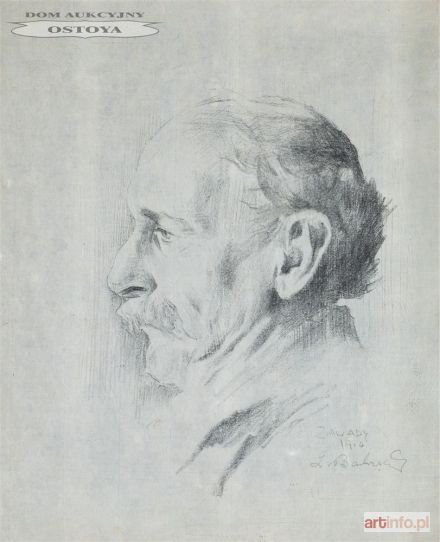 BADOWSKI Zygmunt | PROFIL MĘŻCZYZNY, 1910