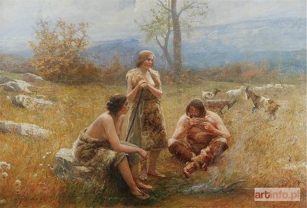 PIOTROWSKI Antoni | Idylla pasterska, 1907