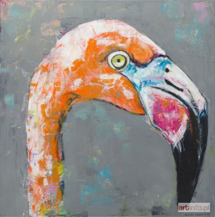 KUCHARSKA Karolina | Orange Flamingo, 2016 r.