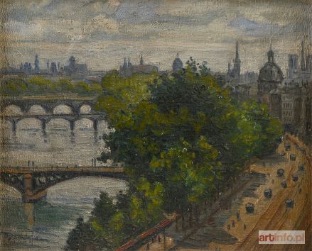 PESKE Jean (Jan Mirosław) PESKÉ, PESZKE | Paris, la Seine vue depuis le quai Voltaire