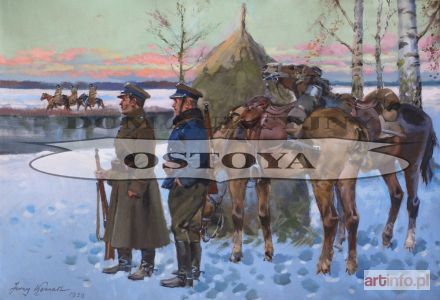 KOSSAK Jerzy | PATROL KORPUSU OCHRONY POGRANICZA, 1930