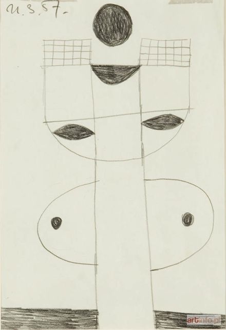 BEKSIŃSKI Zdzisław | Kompozycja geometryczna, 1957 r.