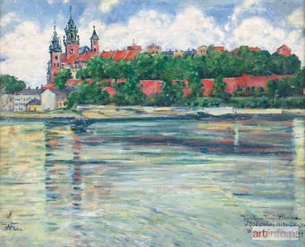 KRYCIŃSKI Walerian | Widok na Wawel, 1919