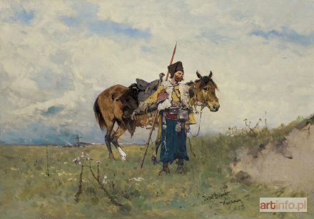 BRANDT Józef | KOZAK NA STANOWISKU, 1881