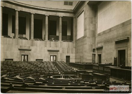 PODDĘBSKI Henryk | Warszawa. Sala obrad plenarnych sejmu