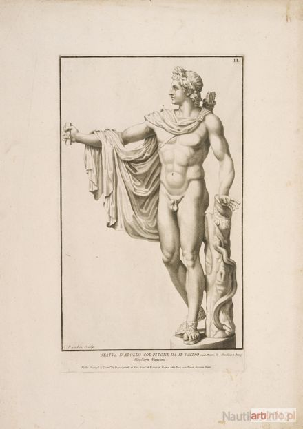 RANDON Claude | Statva d`Apollo col pitone da se Vcciso [Posąg Apolla z pytonem], 1704