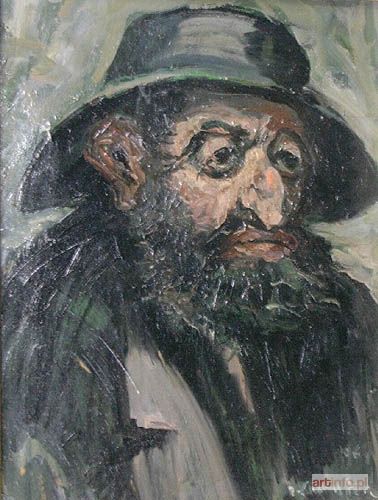 CHARYTON Józef | Portret mężczyzny w kapeluszu (1967)