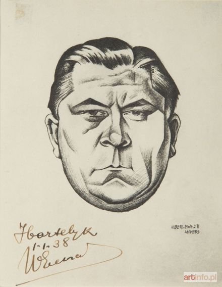 BERLEWI Henryk | Portret mężczyzny, 1928 r.