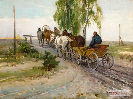 WASILEWSKI (Ignacy ZYGMUNTOWICZ) Czesław | Na drodze, 1924 r.