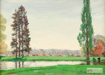 POUSTOCHKINE Bazyli | Wiosenny park, 1909 r.