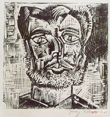 WRÓBLEWSKI Jerzy | Portret mężczyzny (1959)