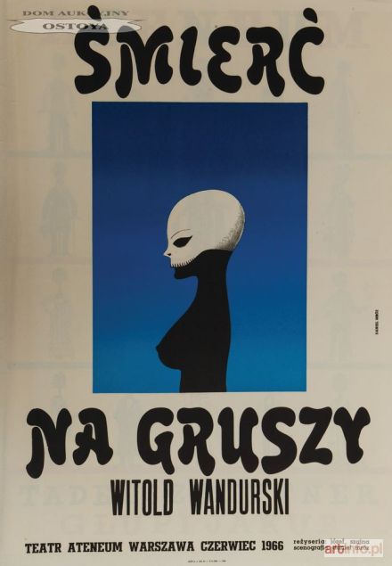 MRÓZ Daniel | Plakat, Witold Wandurski, ŚMIERĆ NA GRUSZY, 1966