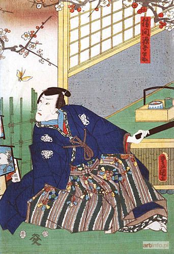 KUNISADA Utagawa | SCENA Z TEATRU KABUKI, 1854