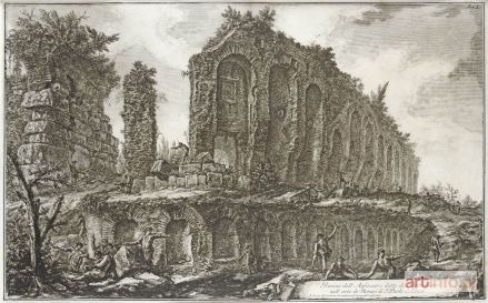 PIRANESI Giovanni Battista (Giambattista) | Ruiny amfiteatru  Domicjana