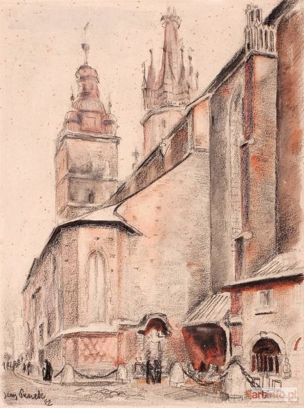 PANEK Jerzy | Kraków. Kościół Mariacki, 1942