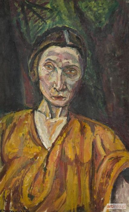 KRÉMEGNE Pinchus | PORTRAIT DE MADAME KOTZIEBRODSKY, 1918