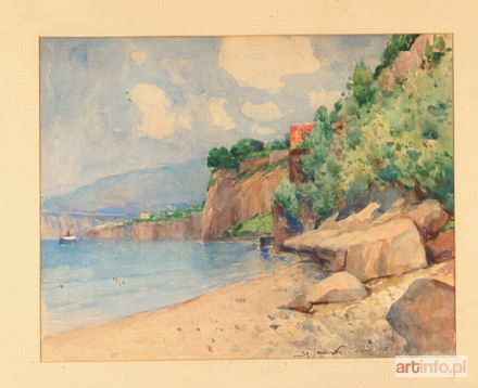 JANOWSKI Stanisław | Widok z Sorrento, 1925 r.