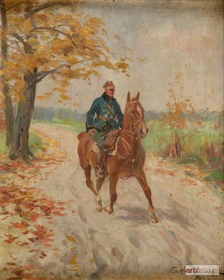 WASILEWSKI (Ignacy ZYGMUNTOWICZ) Czesław | Żołnierz na koniu, 1927 r.