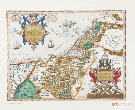 ORTELIUS Abraham | Mapa Palestyny