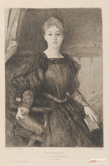 JASIŃSKI Feliks | Portret Madame Bartet