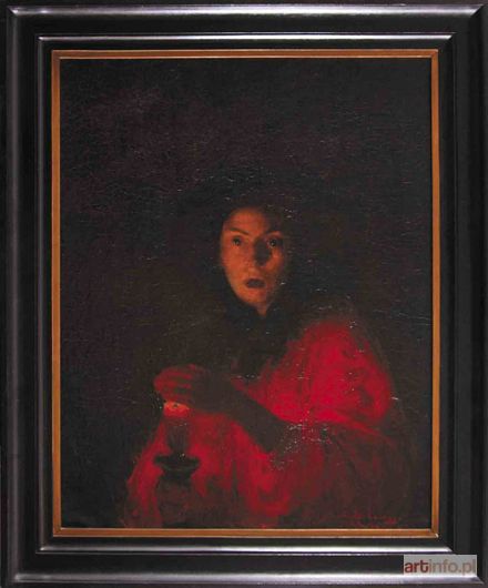 de LAVEAUX Ludwik | Lady Macbeth, 1890 r. (Przestroga, Trwoga, Dziewczyna ze świecą)