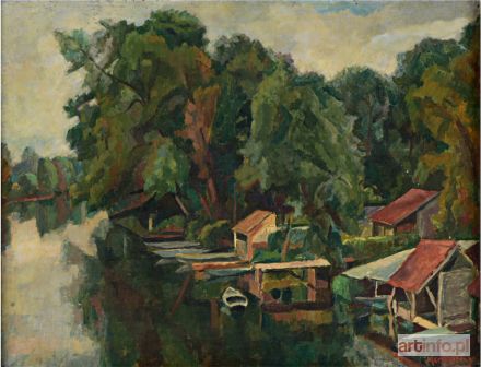 MĘDRZYCKI Maurycy (MENDJIZKI Maurice) | Bord du Loing, 1939