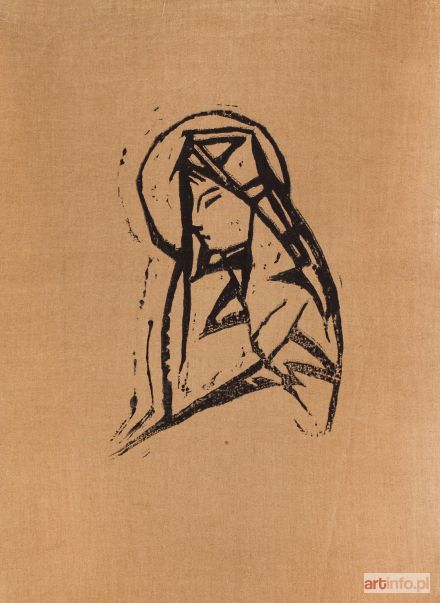 KUBICKI Stanisław | Madonna II (z okrągłym nimbem), 1917 r.