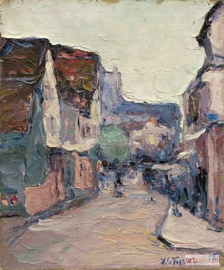 TERLIKOWSKI Włodzimierz | RUE THIERS W TROYES, 1918