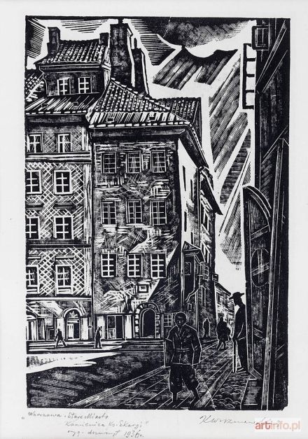 WISZNIEWSKI Kazimierz | Warszawa, Stare Miasto – Kamienica Ks. Skargi, 1936 r.