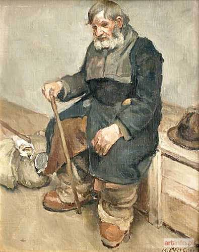 LARISCH Karol | Portret włóczęgi, 1930